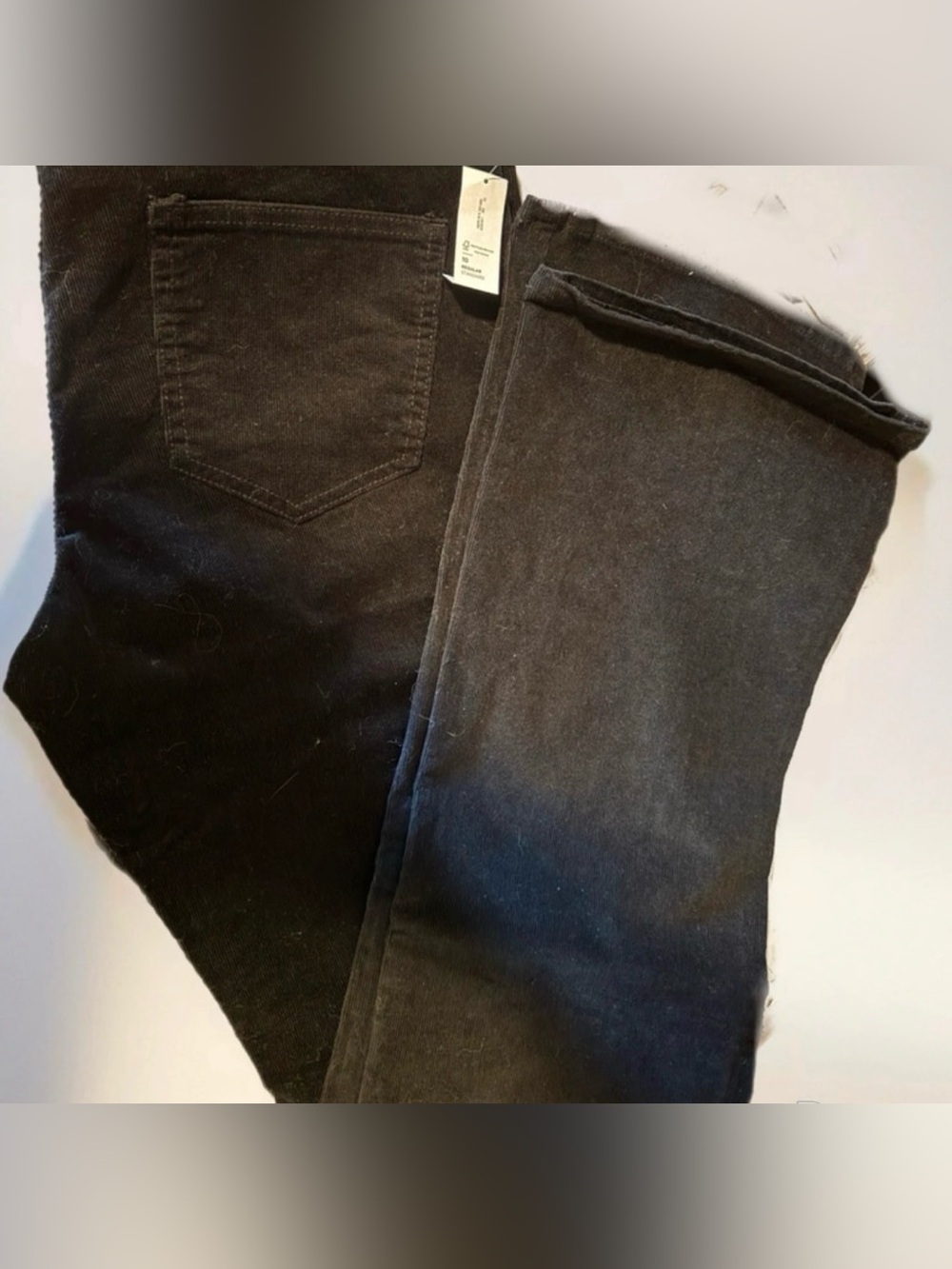 NWT Old Navy Black Corduroy Flare Pants